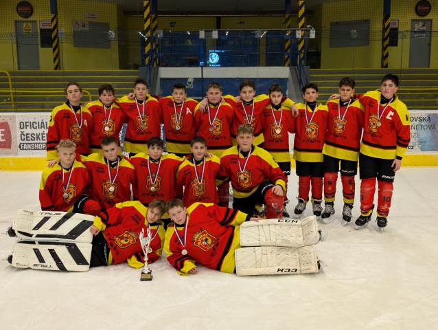 Starší žáci obsadili 2. místo na Vánočním turnaji v Přerově